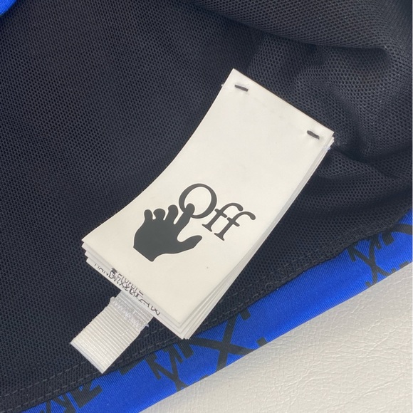 Off-White Athleisure Arrows Print Logo Cropped Bra Top Ombré Gradient Small - Picture 7 of 8